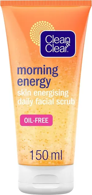 Clean & Clear Morning Energy Skin Energizing Oil Free Daily Facial Scrub
